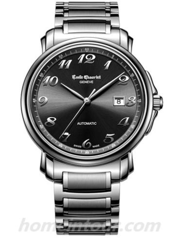 艾米龙08.1168.G42.6.8.69.6男表莱蒙系列-银色表带/表径42mm