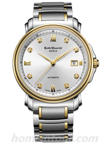 艾米龙08.1168.G39.6.5.26.1男表莱蒙系列-间金色表带/表径39mm