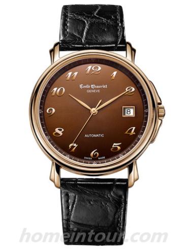 艾米龙01.1168.G38.4.2.70.2男表莱蒙系列-黑色表带/表径38mm