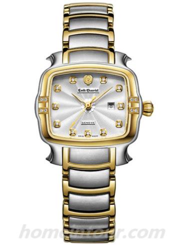 艾米龙06.3883.L.6.J.22.0男表皇室明珠系列-间金色表带/表径33x27mm