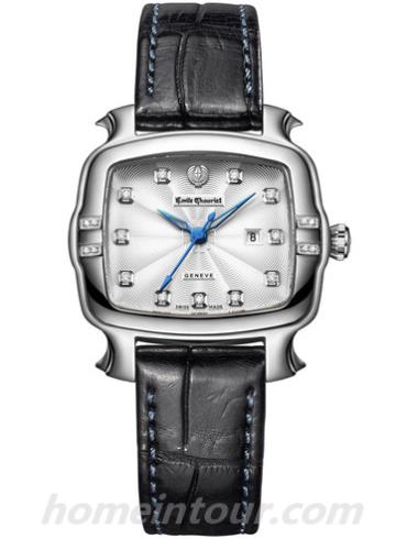 艾米龙06.3883.L.6.E.27.2男表皇室明珠系列-黑色表带/表径33x27mm