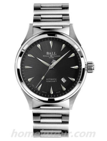 波尔NM2288C-SJ-GY男表战火勇士系列-银色表带/表径42mm