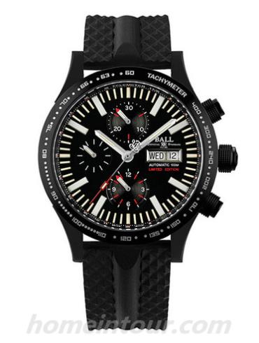 波尔CM2192C-P3-BK男表战火勇士系列-黑色表带/表径43mm