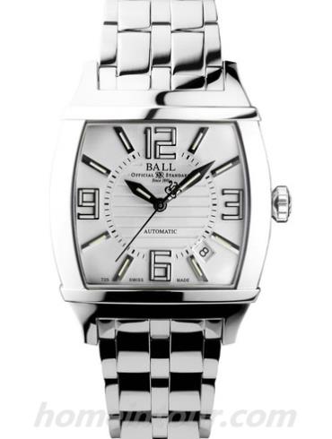 波尔NM2068D-SAJ-WH男表指挥官系列-银色表带/表径37.5 x 47.5mm