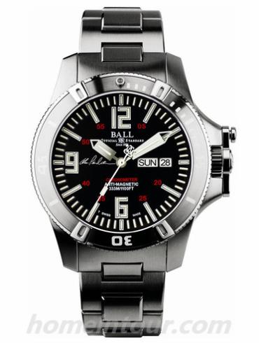 波尔DM2036A-S5CA-BK男表工程师碳氢系列-银色表带/表径41.5mm