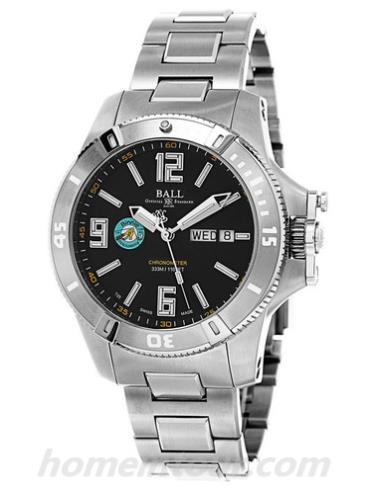 波尔DM2036A-S4CAJ-BK男表工程师碳氢系列-银色表带/表径41.5mm