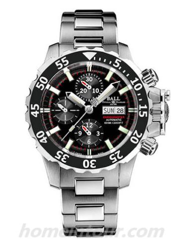 波尔DC3026A-SCJ-BK男表工程师碳氢系列-银色表带/表径42mm