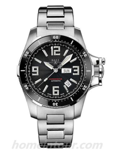 波尔DM2076C_S1CAJ_BK男表工程师碳氢系列-银色表带/表径42mm