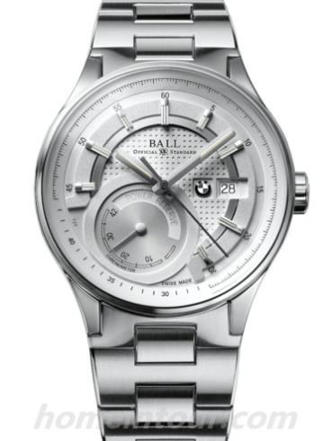 波尔GM3010C-SCJ-SL男表宝马系列-银色表带/表径42mm