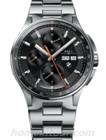 波尔CM3010C-SCJ-BK男表宝马系列-银色表带/表径44mm