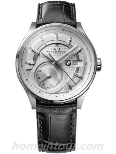 波尔GM3010C-LCFJ-SL男表宝马系列-棕色表带/表径42mm