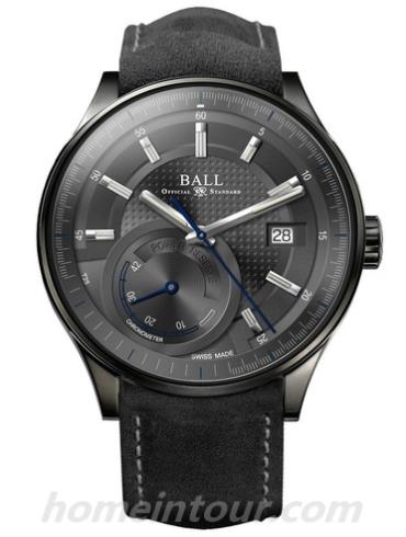 波尔PM3010C-L2CJ-GY_BK Strap男表宝马系列-黑色表带/表径45mm