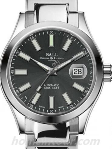 波尔NM2026C-S6J-GY男表工程师升级系列-银色表带/表径40mm