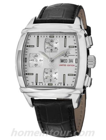 波尔CM1068D-LJ-WH-White男表指挥官系列-黑色表带/表径38.5×51mm