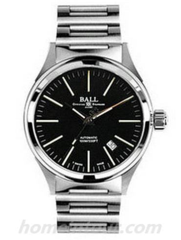 波尔NM2188C-S1-BKBlack男表战火勇士系列-银色表带/表径40mm