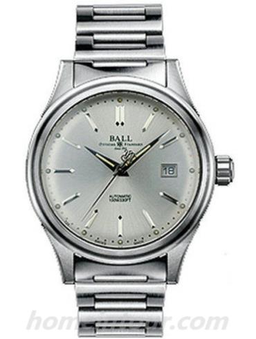 波尔NM2098C-SJ-WHWhite男表战火勇士系列-银色表带/表径40mm