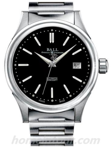 波尔NM2098C-S3J-BKBlack男表战火勇士系列-银色表带/表径40mm