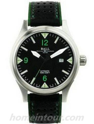 波尔NM2090C-LJ-BKWH男表战火勇士系列-银色表带/表径43mm