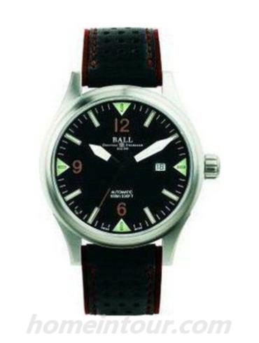 波尔NM2090C-LJ-BKBR男表战火勇士系列-银色表带/表径43mm