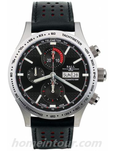 波尔CM2092C-L-BKSteel男表战火勇士系列-银色表带/表径43mm