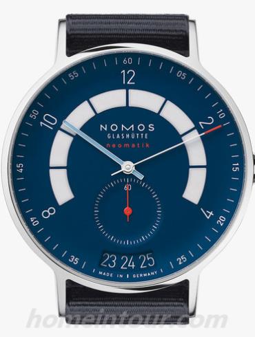 NOMOS1302男表Autobahn系列-蓝黑色表带/表径41毫米mm