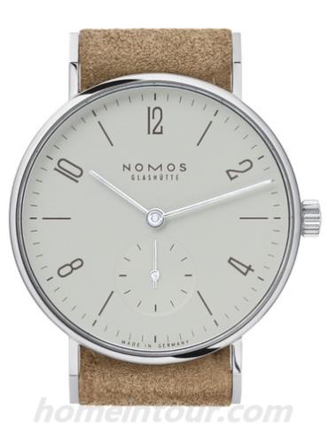 NOMOS125男表Tangente系列-米色表带/表径32.8毫米mm