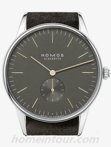 NOMOS385男表Orion系列-炭黑色表带/表径38毫米mm