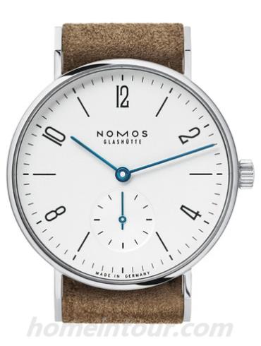 NOMOS122男表Tangente系列-米色表带/表径32.8毫米mm