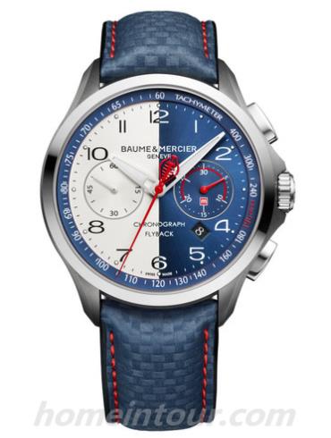 名士10344男表克里顿Clifton系列-蓝色表带/表径44mm