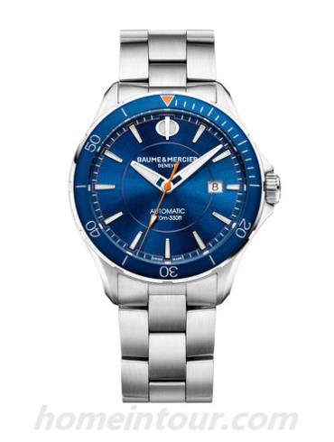 名士10378男表克里顿Clifton系列-银色表带/表径42mm