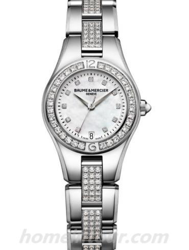 名士10092女表灵霓系列-银色表带/表径27mm