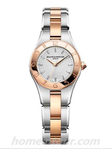 名士10080女表灵霓系列-间金色表带/表径27mm