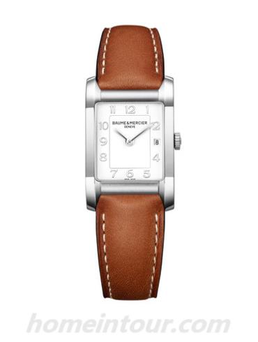 名士10186女表汉伯顿系列-棕色表带/表径34.5  x 22.0mm