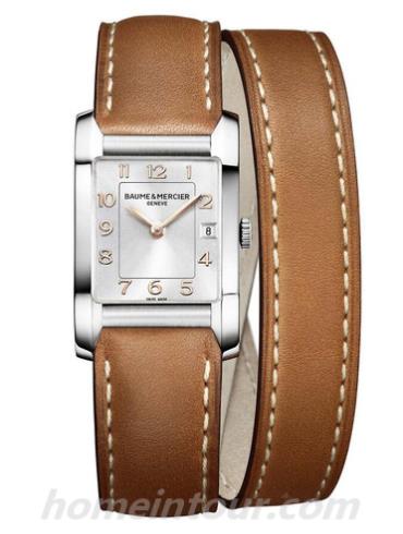 名士10110女表汉伯顿系列-棕色表带/表径34.5  x 22.0mm