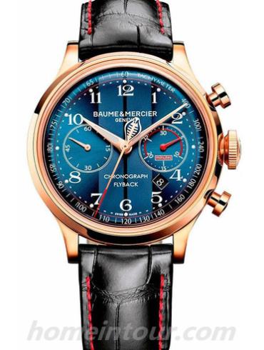 名士10233男表卡普蓝系列-黑色表带/表径44mm