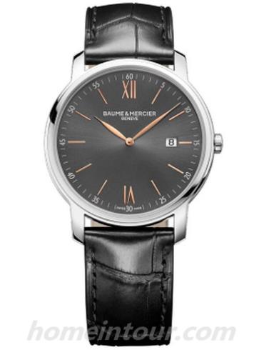 名士10266男表克莱斯麦系列-黑色表带/表径42mm