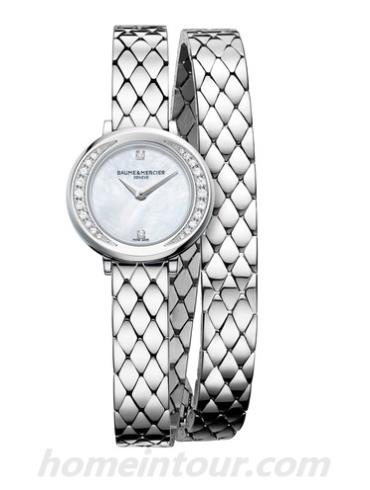 名士10289女表约定系列-银色表带/表径22mm