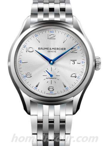 名士10099男表克里顿Clifton系列-银色表带/表径41mm