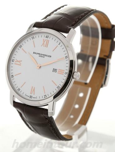 名士10181男表克莱斯麦系列-棕色表带/表径39mm