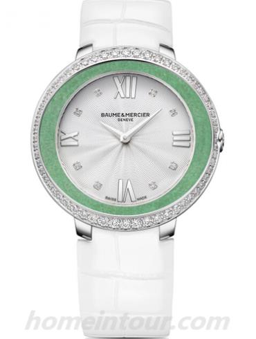 名士10265女表约定系列-白色表带/表径34mm