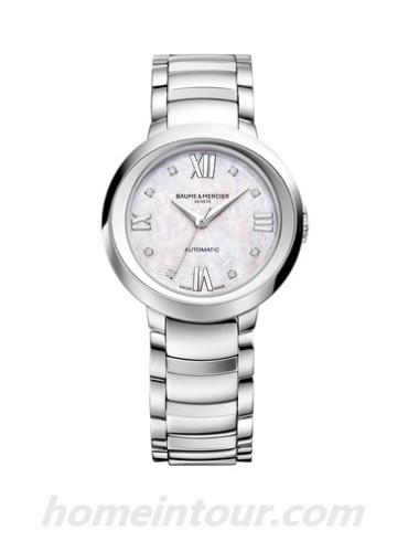 名士10238女表约定系列-银色表带/表径30mm