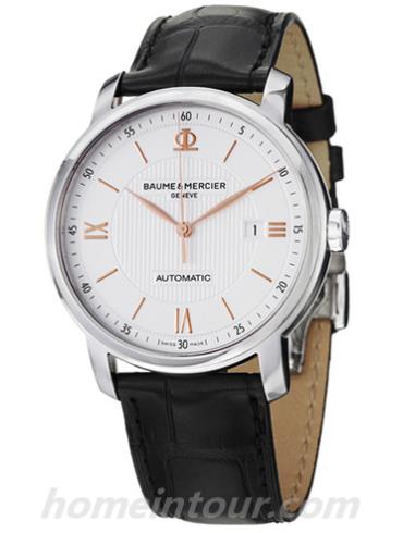 名士MOA10075男表克莱斯麦系列-黑色表带/表径42mm