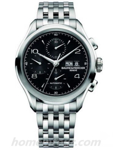 名士10212男表克里顿Clifton系列-黑色表带/表径43mm