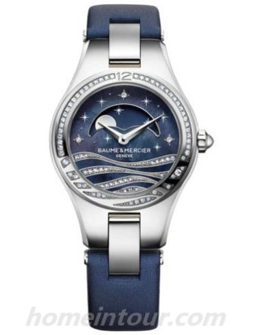 名士10119女表灵霓系列-蓝色表带/表径32mm