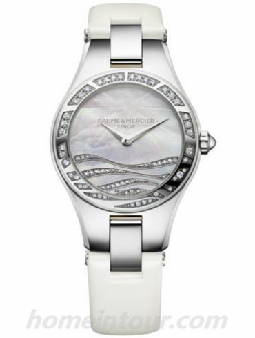 名士10118女表灵霓系列-白色表带/表径32mm