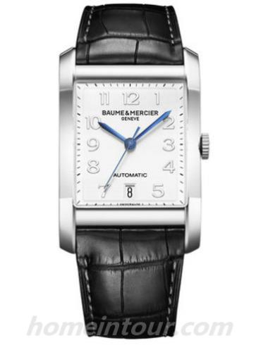 名士10155男表汉伯顿系列-黑色表带/表径31x47mm