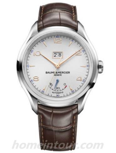 名士10205男表克里顿Clifton系列-棕色表带/表径43mm