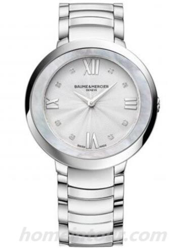 名士10178女表约定系列-银色表带/表径34mm