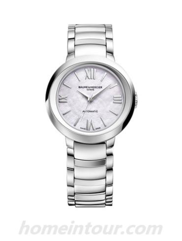 名士10182女表约定系列-银色表带/表径30mm