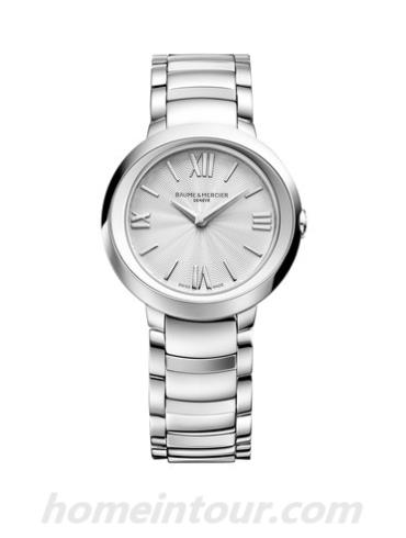 名士10157女表Promesse系列-银色表带/表径30mm